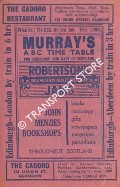 Murray's ABC Time Table for Edinburgh and East of Scotland, 7th Dec. 1964 till 3rd Jan 1965 by Thomas Murray & Co.